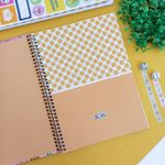 Caderno Espiral Capa Dura Universitário 1 Matérias Fru Fru 20 x 27,5 cm 80 Folhas - São Domingos