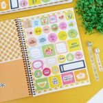 Caderno Espiral Capa Dura Universitário 1 Matérias Fru Fru 20 x 27,5 cm 80 Folhas - São Domingos