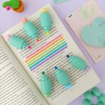 Caneta Marca Texto Cactos 6 Cores - Importado