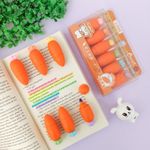 Caneta Marca Texto Cenoura 6 Cores - Importado