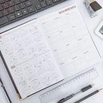 Agenda Costurada Divina Luz Preta 2023 - São Domingos