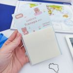Bloco Adesivo Transparente 75 x 75 mm 50 Folhas - Importado