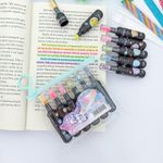 Caneta Marca Texto Planetas 6 Cores Neon