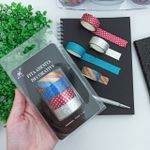 Kit Fita Washi Tape 4 Peças Shine - Importado