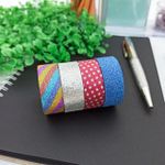 Kit Fita Washi Tape 4 Peças Shine - Importado