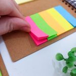 Kit Caderno de Anotações Capa Flexível Colorido com Bloco Adesivo + Caneta Retrátil 12 x 17,5 cm - Interponte