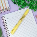 Caneta Marca Texto Grifpen Tons Pastel (Amarelo, Azul, Laranja, Rosa, Roxo e Verde) - Faber-Castell