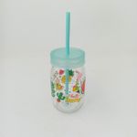 Copo de Vidro com Canudo 370ml - RioTijucas