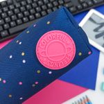 Estojo Escolar Simples Médio Académie Dots - Tilibra