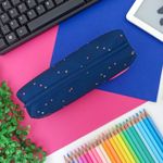 Estojo Escolar Simples Médio Académie Dots - Tilibra