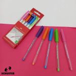 Caneta Esferográfica Média Trilux 5 Cores Tradicionais - Faber-Castell
