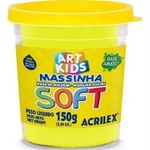 Kit Massinha de Modelar Soft 900g Art Kids 6 Cores - Acrilex
