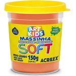 Kit Massinha de Modelar Soft 900g Art Kids 6 Cores - Acrilex