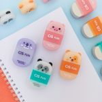 Apontador com Depósito e Borracha Bichinhos Fun - Cis