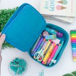 Estojo Box Académie Turquesa - Tilibra