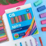 Lápis de Cor Spiro 24 Cores  - Cis