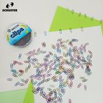 Clips Mini nº 5 com 200 Unidades (Dourado e Colorido) - Bacchi