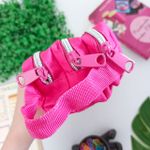 Estojo Escolar Triplo Lona Pink - Daterra