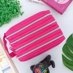Estojo Escolar Quadruplo Pink - Daterra
