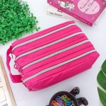 Estojo Escolar Quadruplo Pink - Daterra