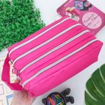 Estojo Escolar Quadruplo Pink - Daterra