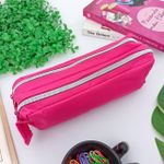 Estojo Escolar Duplo Lona Pink - Daterra