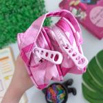 Estojo Escolar Duplo Camuflado Rosa - Daterra
