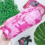 Estojo Escolar Duplo Camuflado Rosa - Daterra