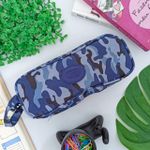 Estojo Escolar Duplo Camuflado Azul - Daterra