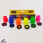 Tinta Guache Neon 6 Cores - Acrilex