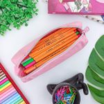Estojo Escolar Simples Lona BLX 22 - Daterra