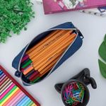 Estojo Escolar Simples Lona BLX 22 - Daterra