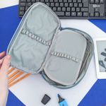 Estojo Box com 1 Divisória Jeans - Daterra | Jumbo Grande