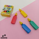 Cola Colorida 4 Cores (Amarelo, Azul, Verde e Vermelho) - Acrilex