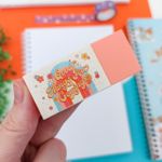 Borracha Colorida Gypsy (Laranja e Azul) - Tilibra