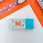 Borracha Colorida Gypsy (Laranja e Azul) - Tilibra