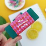 Borracha Plástica Positive Vibes - Leo&Leo (Leonora)
