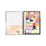 Caderno Universitário Espiral 1 Matéria Capricho 20 x 27,5 cm 80 Folhas - Tilibra