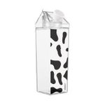 Garrafa Plástica 450 ml com Formato Caixa De Leite  (  Donut, Picolé e Vaca) - (Leonora)