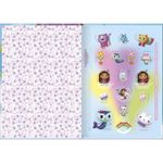 Caderno 1/4 Brochura Capa Dura A Casa Mágica da Gabby 14 x 20 cm 80 folhas - Tilibra