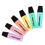 Caneta Marca Texto Stabilo Boss Tom Pastel 6 Cores - Stabilo