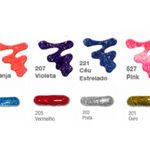 Cola Glitter 23g 12 Cores - Acrilex