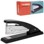 Grampeador de Metal 26/6 Preto 20 cm YP7155 até 25 Folhas - Yins
