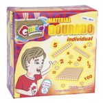 Material Dourado 62 Peças em Madeira - Carlu Brinquedos