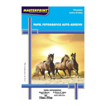 Papel Fotográfico Glossy Auto-Adesivo 130g A4 a Prova D'água 20 Folhas - MasterPrint
