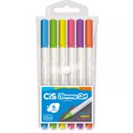 Caneta Jimmy Gel 6 CORES NEON - CIS