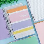 Caderno Happy 1/4 Colors 80 Folhas Coloridas - Tilibra