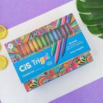 Kit Caneta Gel Trigel 1.0 mm 60 Cores - Cis | Caneta Colorida | Glitter