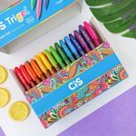 Kit Caneta Gel Trigel 1.0 mm 60 Cores - Cis | Caneta Colorida | Glitter