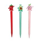 Lapiseira 0.7 mm Frutinhas (Abacate, Morango e Pêssego) - Tilibra